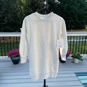 Athleta Girl Retroactive Fleece Sweatshirt Dress size Medium